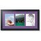 ArtToFrames Collage Photo Picture Frame with 3 - 6x8 inch Openings, Framed in Black with Over 62 Mat Color Options and Plexi Glass (CSM-3926-782)